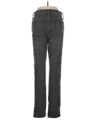 Madewell Tall High-Rise Slim Straight Jeans in Kandell Wash (view 2)