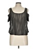 BCBGeneration 100% Polyester Black Sleeveless Top Size L - photo 1