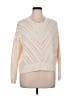 Old Navy 100% Cotton Chevron-herringbone Ivory Pullover Sweater Size XL Petite - photo 1