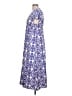 Unbranded Paisley Blue Casual Dress Size L - photo 5