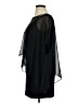 Xscape Color Block Solid Black Cocktail Dress Size 14 - photo 5