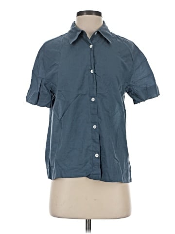 Eberjey Short Sleeve Button-Down Shirt (view 1)