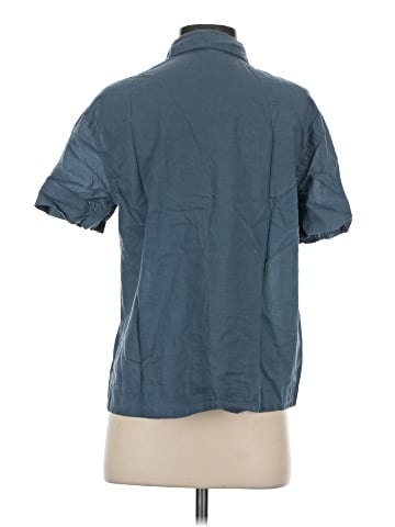 Eberjey Short Sleeve Button-Down Shirt (view 2)