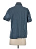 Eberjey 100% Organic Cotton Blue Short Sleeve Button-Down Shirt Size XS - photo 2