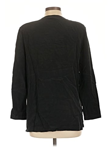 Rafaella 3/4 Sleeve Silk Top (view 2)
