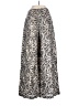 Lanhtropy 100% Linen Animal Print Silver Linen Pants Size S - photo 2