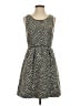 Outback Red Chevron-herringbone Black Cocktail Dress Size 4 - photo 1