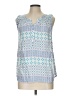 Talbots Outlet Blue Sleeveless Blouse Size L - photo 1