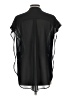 Everleigh 100% Polyester Black Short Sleeve Blouse Size L - photo 2