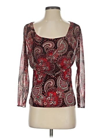 Saint Tropez West Long Sleeve Blouse (view 1)