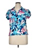 Caribbean Joe Blue Short Sleeve Polo Size XL Petite - photo 1