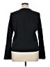 Lands' End 100% Cotton Black Blazer Size 16 - photo 2