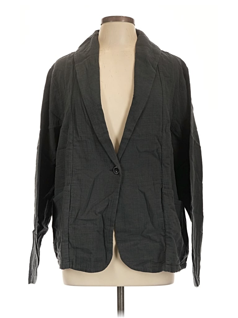 Pre-owned Pact Blazer Jacket In Gray