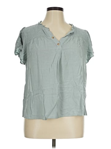 Perch by Blu Pepper Short Sleeve Blouse (view 1)
