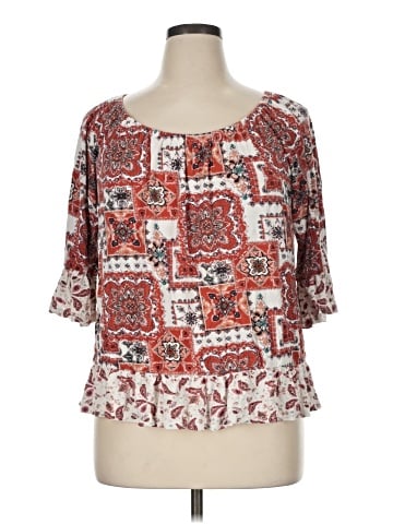 Knapp Studio 3/4 Sleeve Blouse (view 1)