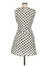 Kersh 100% Polyester Polka Dots Ivory Casual Dress Size M - photo 2