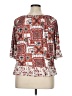Knapp Studio Red 3/4 Sleeve Blouse Size 1X - photo 2