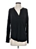 Lou & Grey Black Long Sleeve Blouse Size S - photo 1