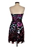Cache 100% Silk Animal Print Purple Cocktail Dress Size 4 - photo 2