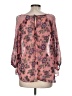 Dina Be 100% Polyester Pink Long Sleeve Blouse Size M - photo 2