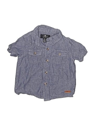 7 For All Mankind Short Sleeve Button-Down Shirt (view 1)