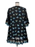 Evans 100% Viscose Teal 3/4 Sleeve Blouse Size 20 - photo 2