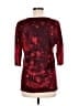 Cal Style Burgundy 3/4 Sleeve Blouse Size M - photo 2