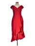 Xscape 100% Polyester Solid Red Cocktail Dress Size 10 - photo 1