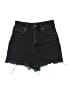 Zara Black Denim Shorts Size 2 - photo 1