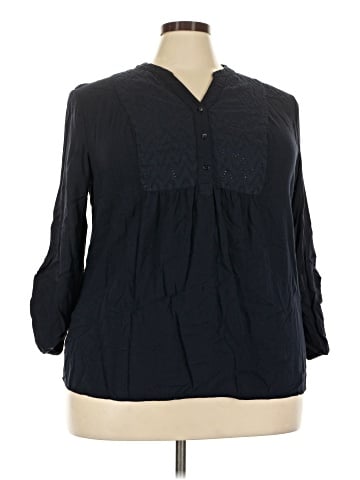 St. John's Bay 3/4 Sleeve Blouse (view 1)