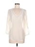 Daniel Rainn Ivory 3/4 Sleeve Blouse Size M - photo 1