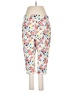 D&Co. Floral White Active Pants Size L - photo 2