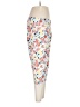 D&Co. Floral White Active Pants Size L - photo 4