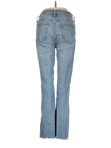 Madewell Tall Kick Out Crop Jeans in Cherryville Wash: Raw-Hem Edition (view 2)