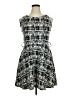 Connection 18 Houndstooth Black Casual Dress Size XL - photo 1