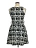 Connection 18 Houndstooth Black Casual Dress Size XL - photo 2