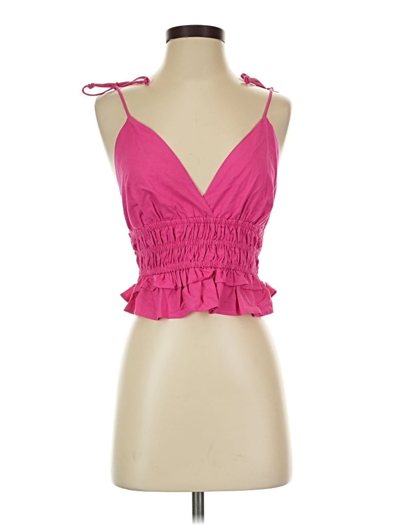 Pre-owned Sim & Sam Sleeveless Blouse In Pink