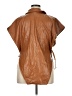 Love J Brown Short Sleeve Blouse Size XL - photo 2