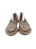 Me Too 100% Leather Animal Print Gold Flats Size 8 1/2 - photo 2