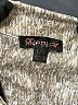 Renuar 100% Polyester Metallic Silver Long Sleeve Blouse Size L - photo 7