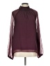 Atmosphere Burgundy Long Sleeve Blouse Size L - photo 1