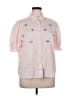 Cato Pink Short Sleeve Blouse Size XL - photo 1