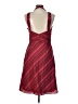 David Meister 100% Polyester Argyle Red Burgundy Cocktail Dress Size 10 - photo 2