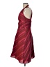 David Meister 100% Polyester Argyle Red Burgundy Cocktail Dress Size 10 - photo 5