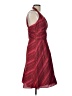David Meister 100% Polyester Argyle Red Burgundy Cocktail Dress Size 10 - photo 4