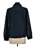 Fun2Fun Black Blue Long Sleeve Blouse Size L - photo 2