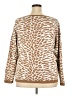 Dialogue Animal Print Brown Cardigan Size 2X - photo 2