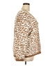 Dialogue Animal Print Brown Cardigan Size 2X - photo 4