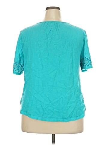 SONOMA life + style Short Sleeve Blouse (view 2)