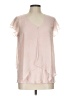 A. Byer 100% Polyester Pink Short Sleeve Blouse Size L - photo 1